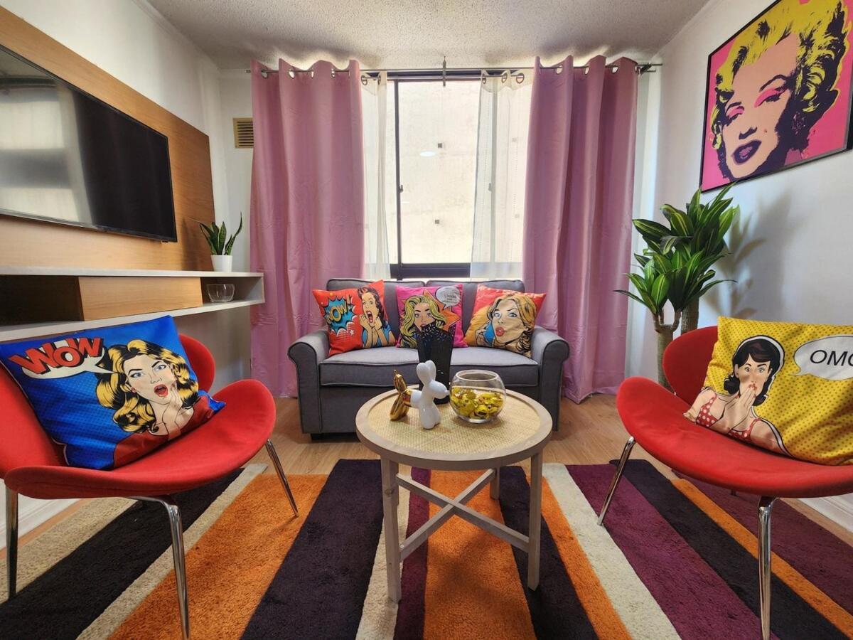 Apartamento Dpto Tematico Al Estilo Popart En El Centro Para 5Pers Santiago